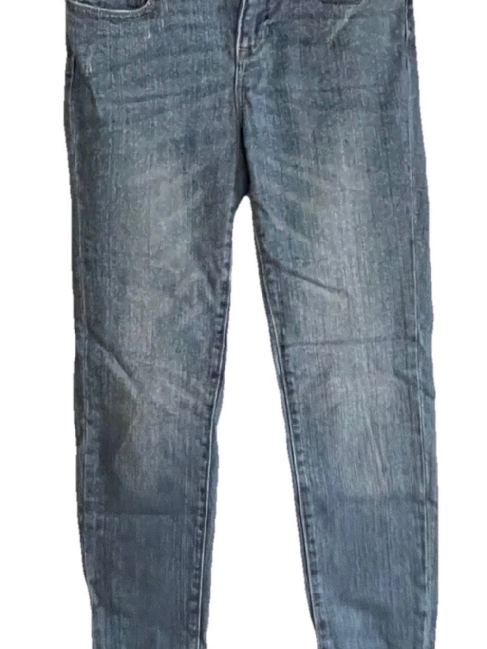 Gap Jeans Womens Premium Super Skinny Medium Wash Blue Denim 5 Pocket Button Zip